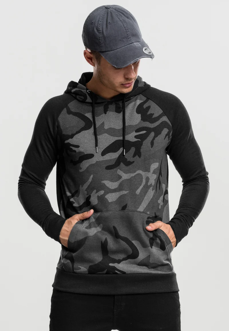 UC Camo Contrast Raglan Hoody