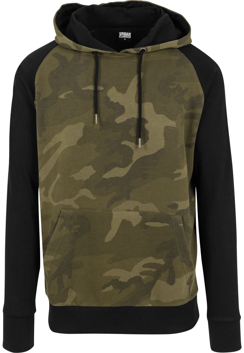 UC Camo Contrast Raglan Hoody