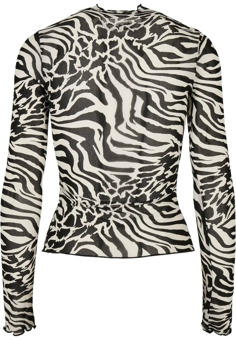 UC AOP Mesh Turtleneck Longsleeve
