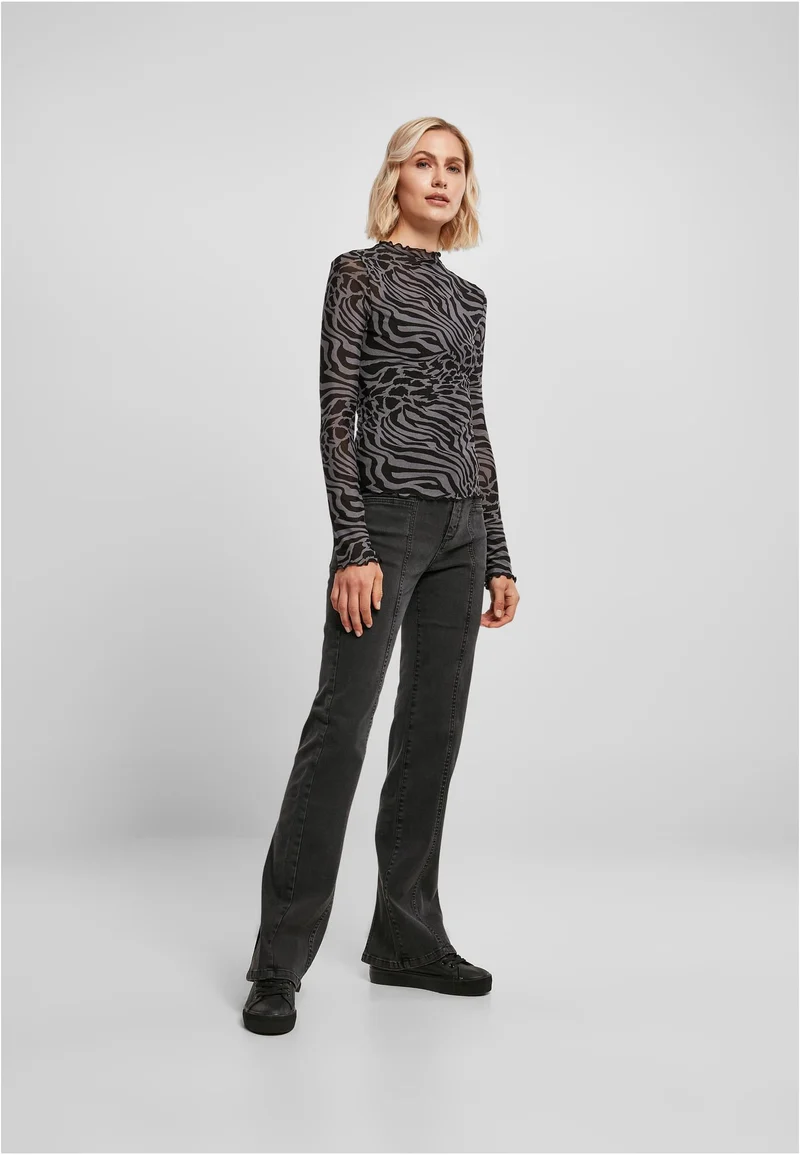 UC AOP Mesh Turtleneck Longsleeve