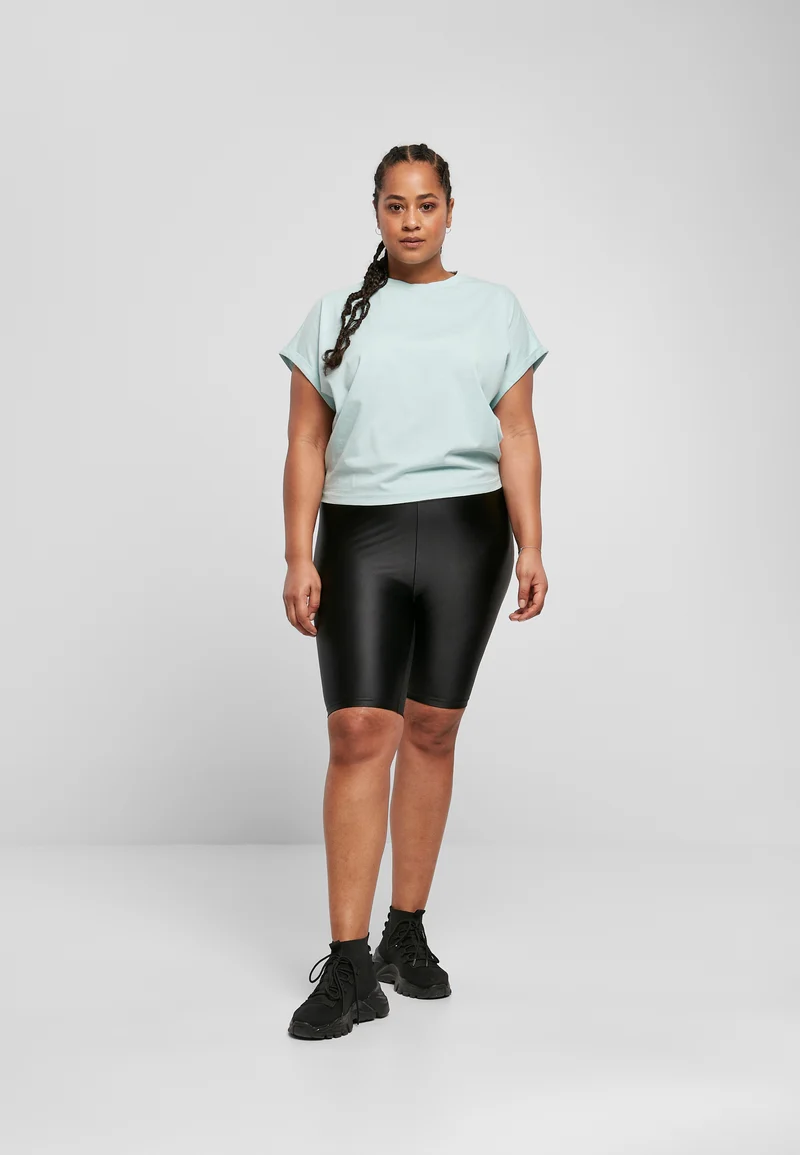 UC Highwaist Shiny Metallic Cycle Shorts
