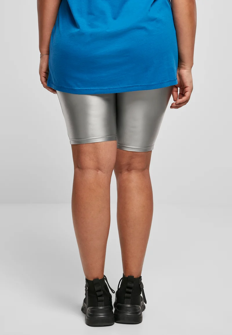 UC Highwaist Shiny Metallic Cycle Shorts