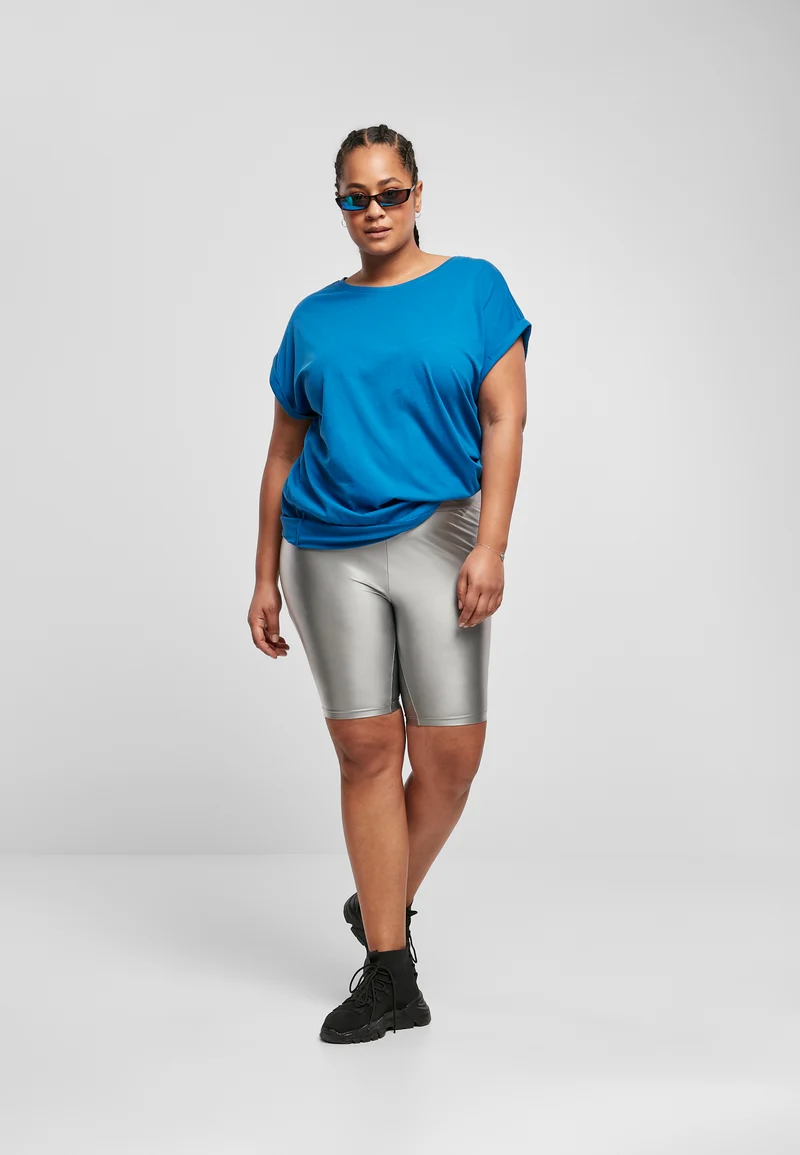 UC Highwaist Shiny Metallic Cycle Shorts