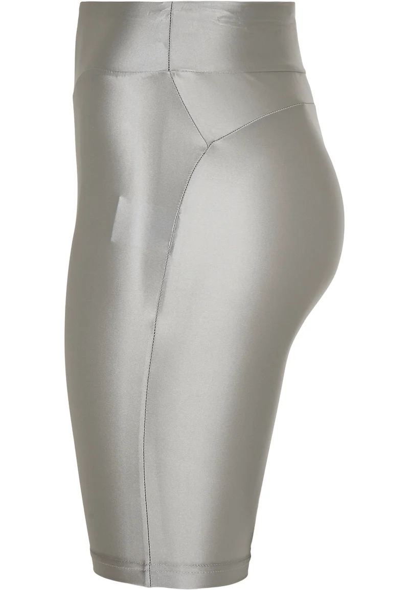 UC Highwaist Shiny Metallic Cycle Shorts