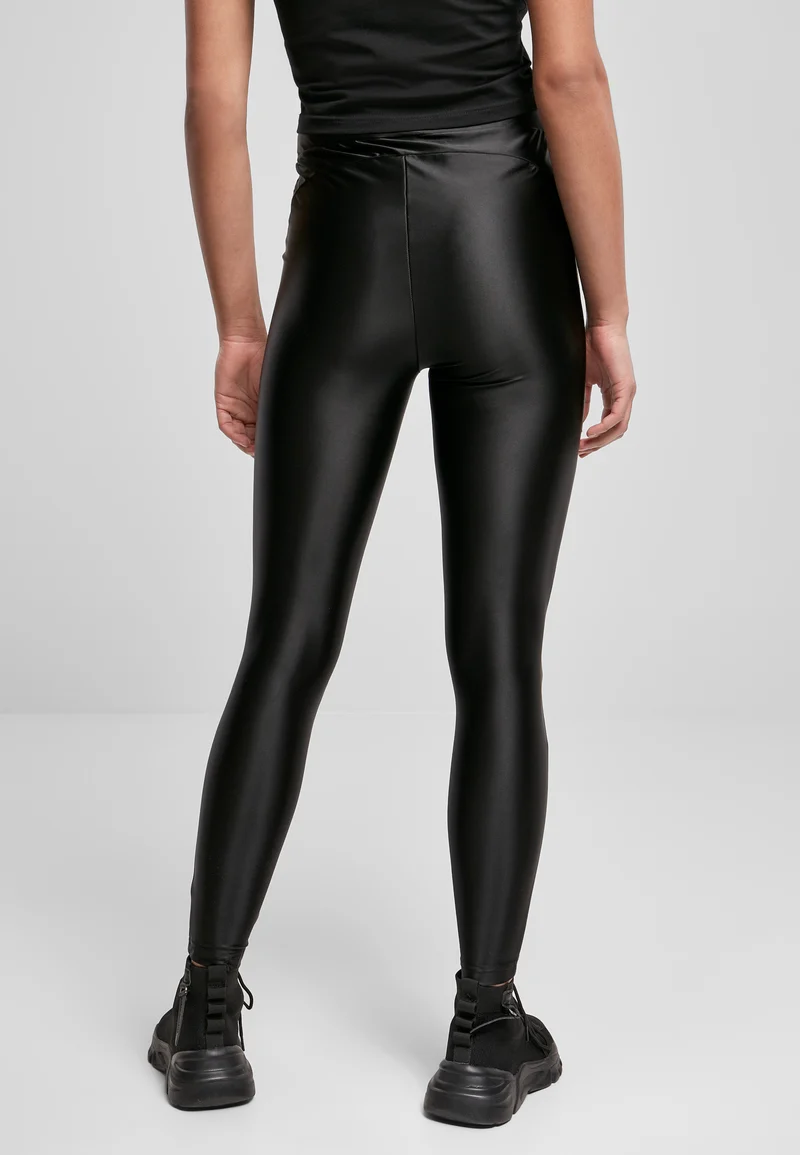 UC High Waist Shiny Metallic Tights