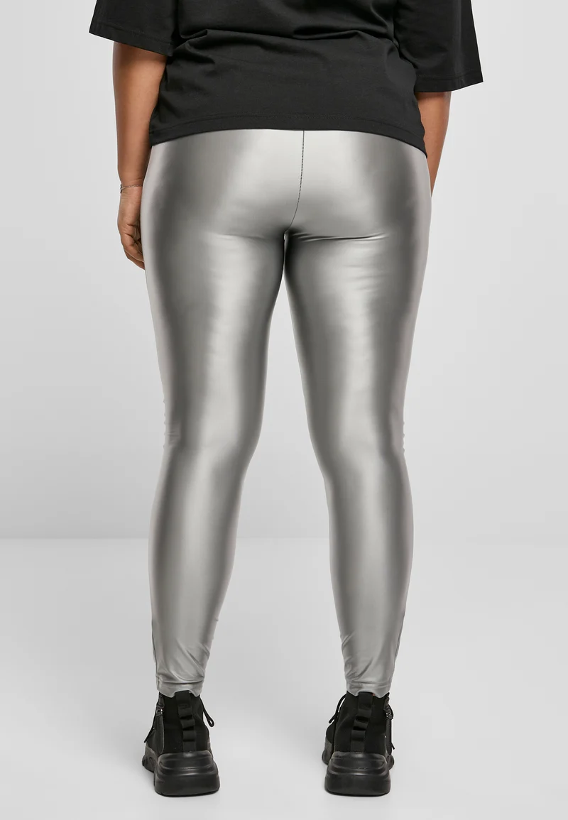 UC High Waist Shiny Metallic Tights
