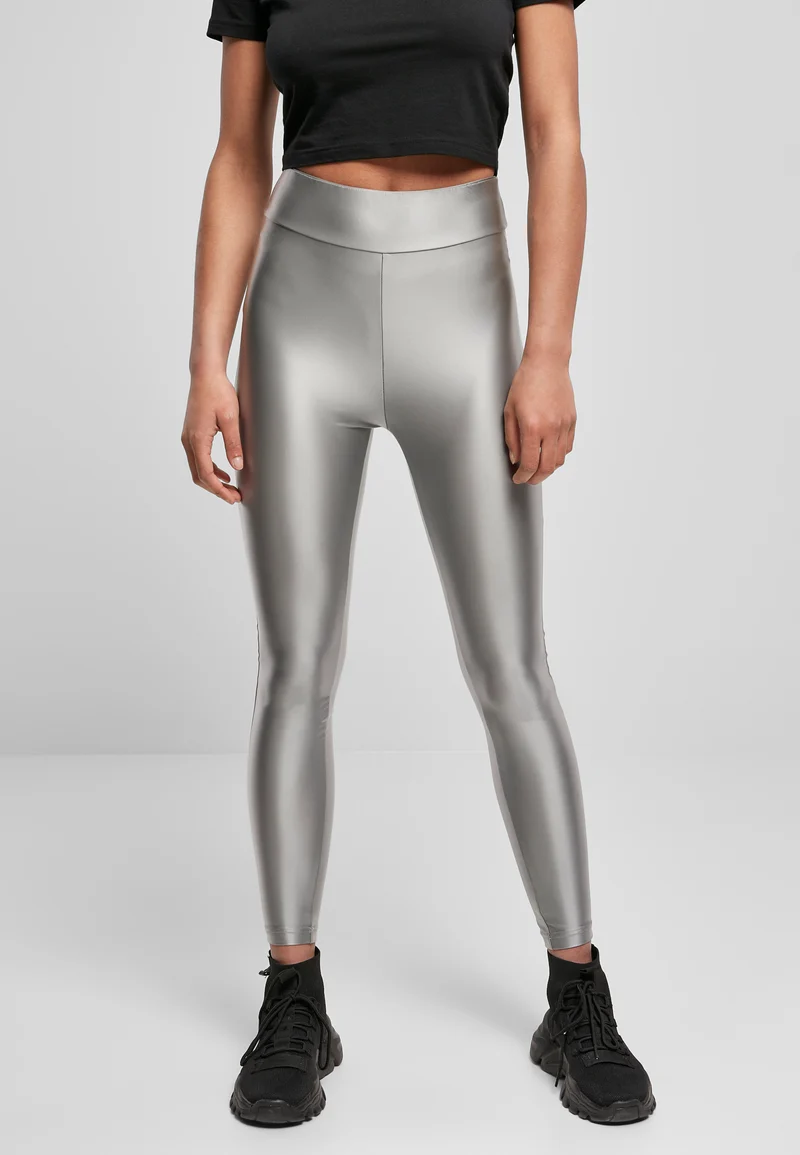 UC High Waist Shiny Metallic Tights