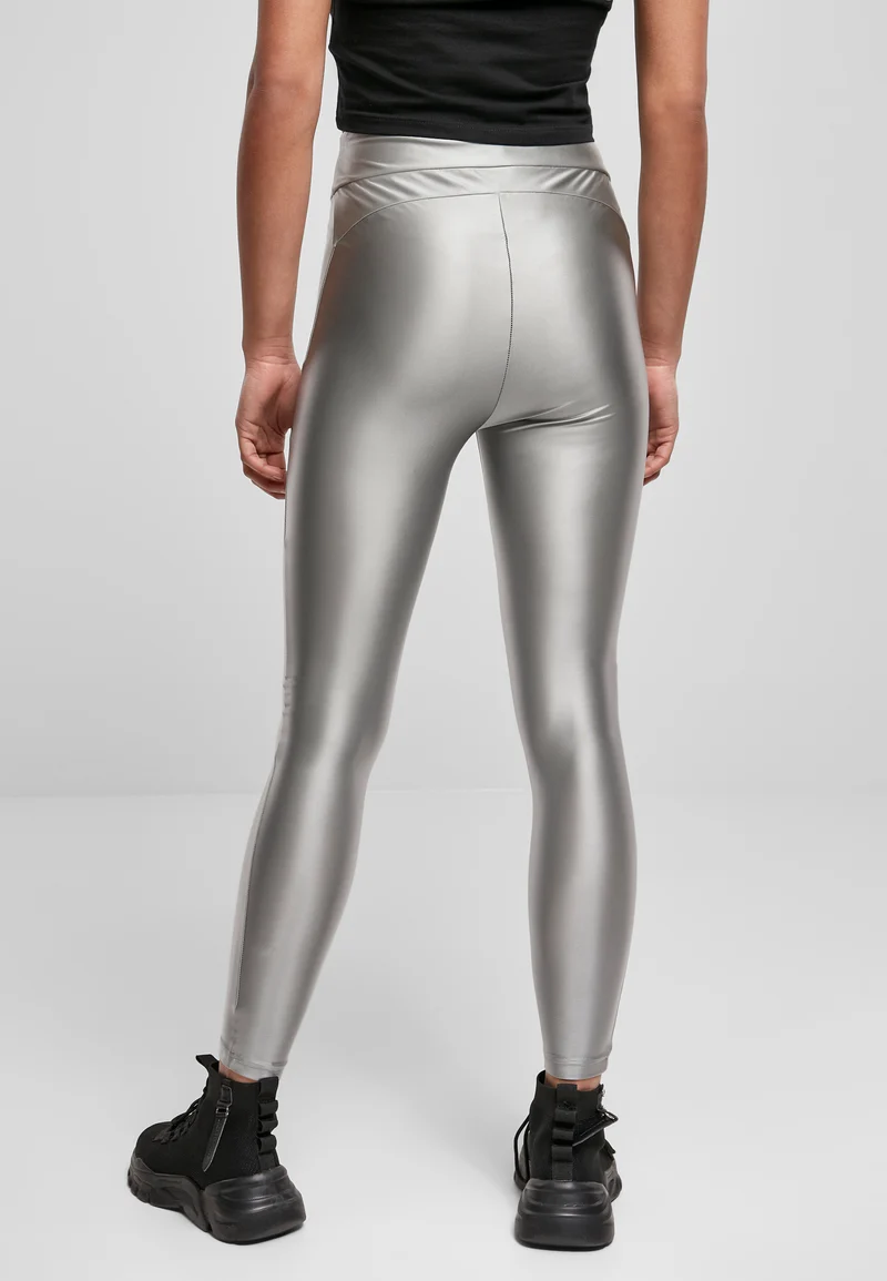 UC High Waist Shiny Metallic Tights
