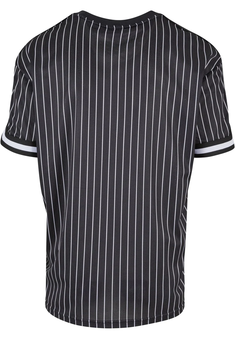UC Oversized Striped Mesh Tee