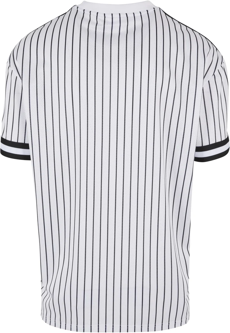 UC Oversized Striped Mesh Tee
