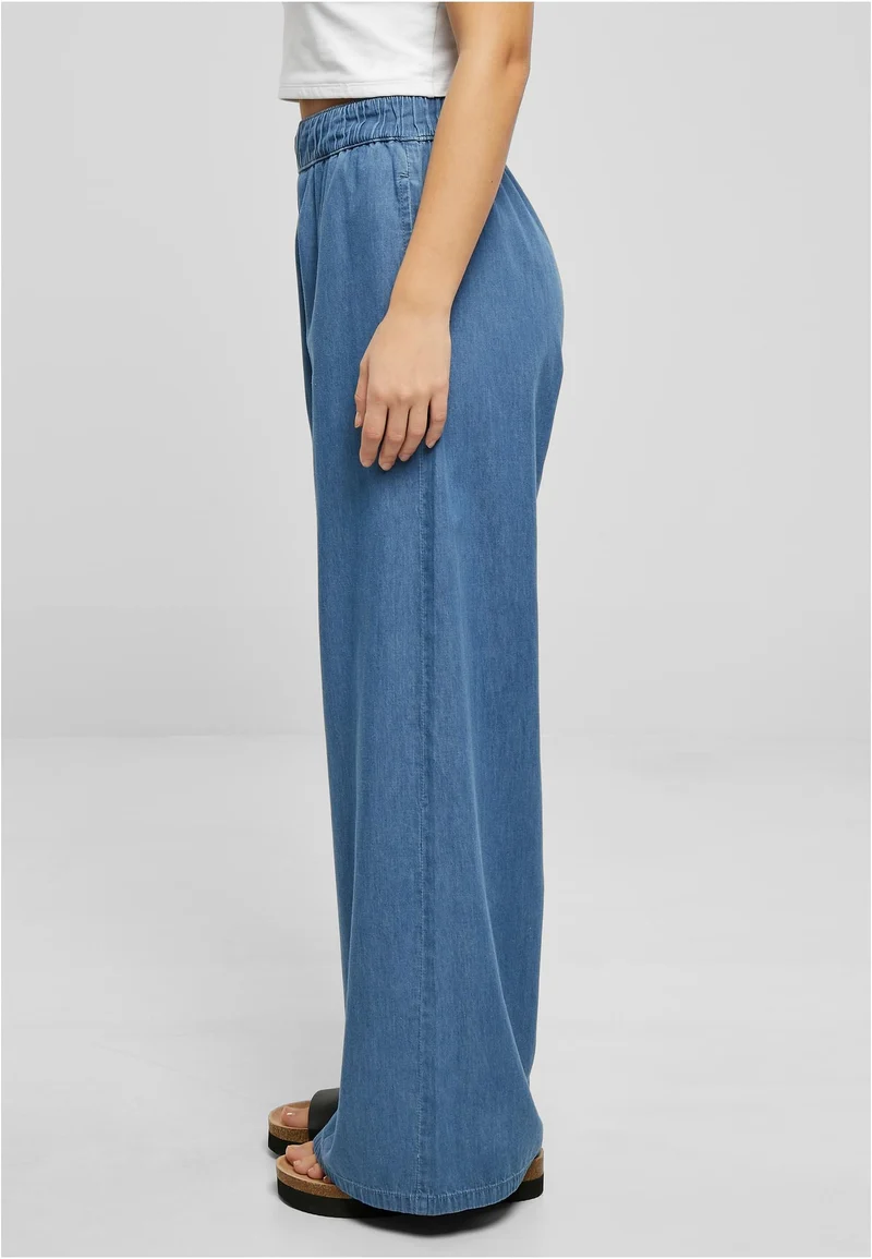 UC Light Denim Wide Leg Pants