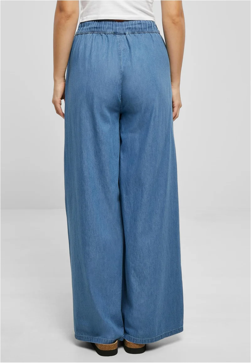 UC Light Denim Wide Leg Pants