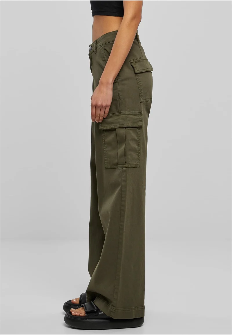 UC High Waist Wide Leg Twill Cargo Pants