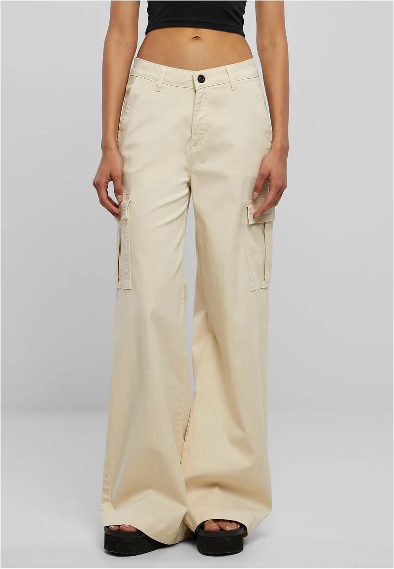 UC High Waist Wide Leg Twill Cargo Pants