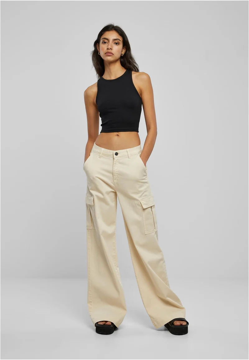 UC High Waist Wide Leg Twill Cargo Pants