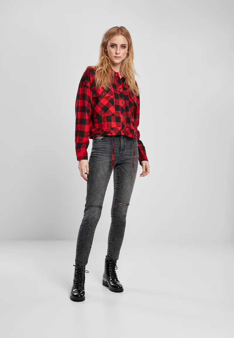 UC Short Oversized Check Shirt