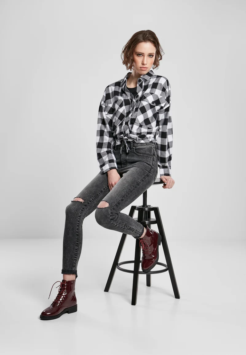 UC Short Oversized Check Shirt