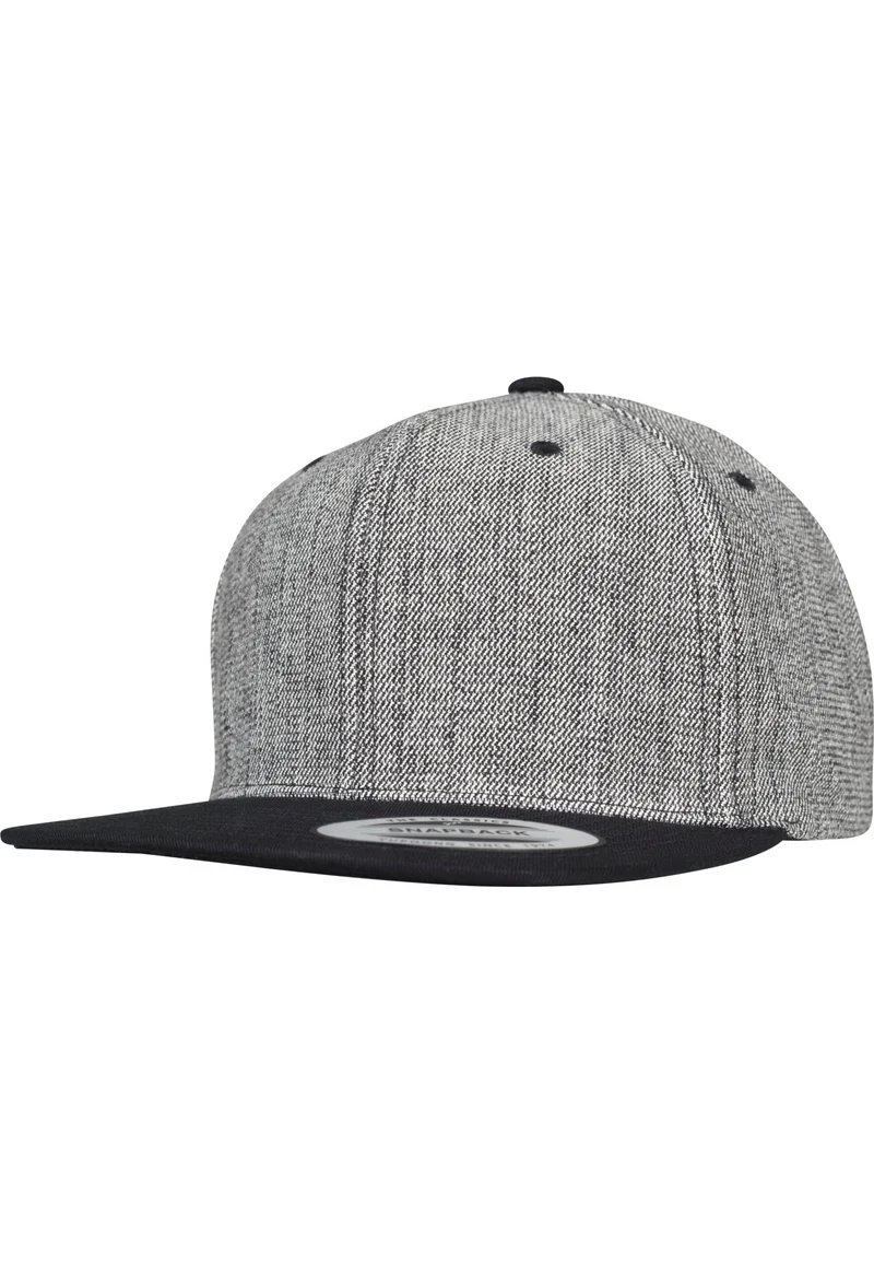 Melange Solid Snapback One Size