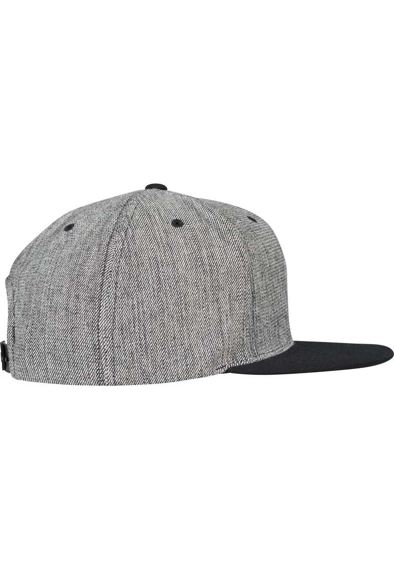 Melange Solid Snapback One Size