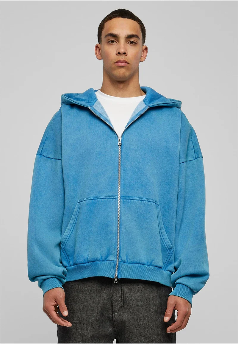 Heavy Stone Washed 90's Zip Hoodie
