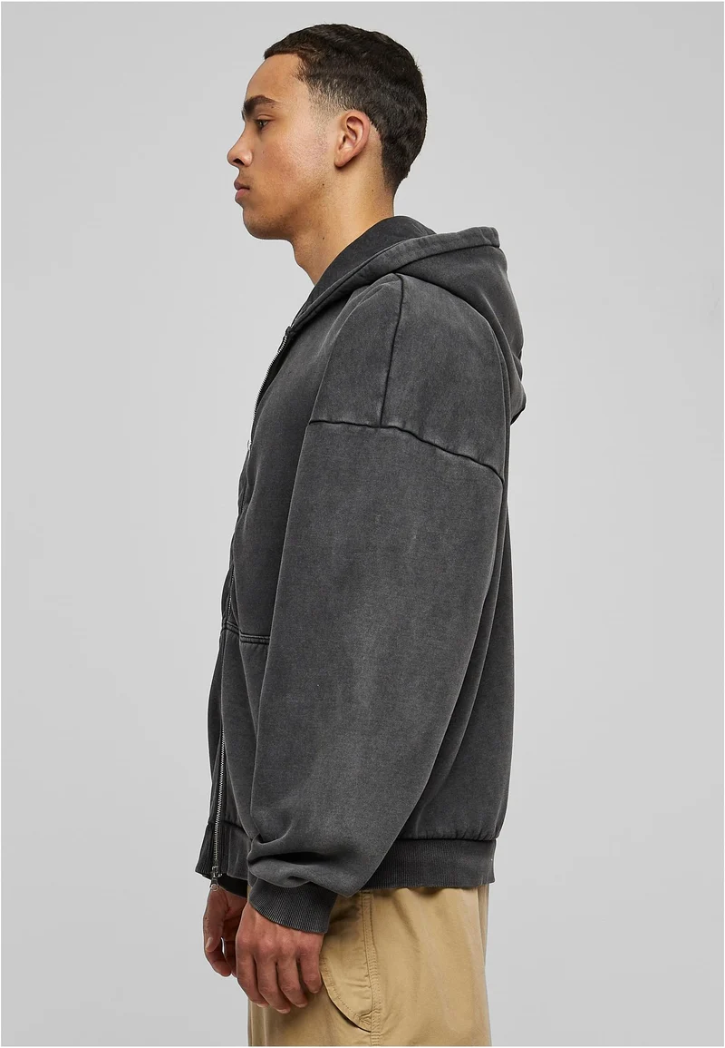 Heavy Stone Washed 90's Zip Hoodie