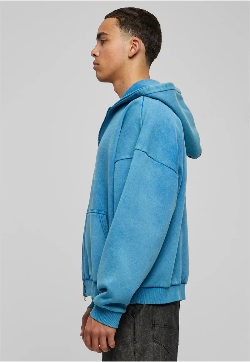 Heavy Stone Washed 90's Zip Hoodie