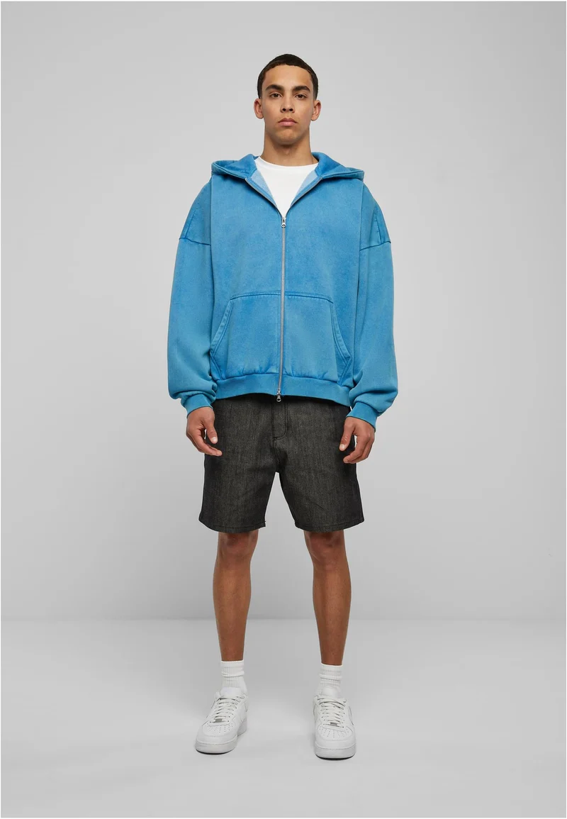 Heavy Stone Washed 90's Zip Hoodie