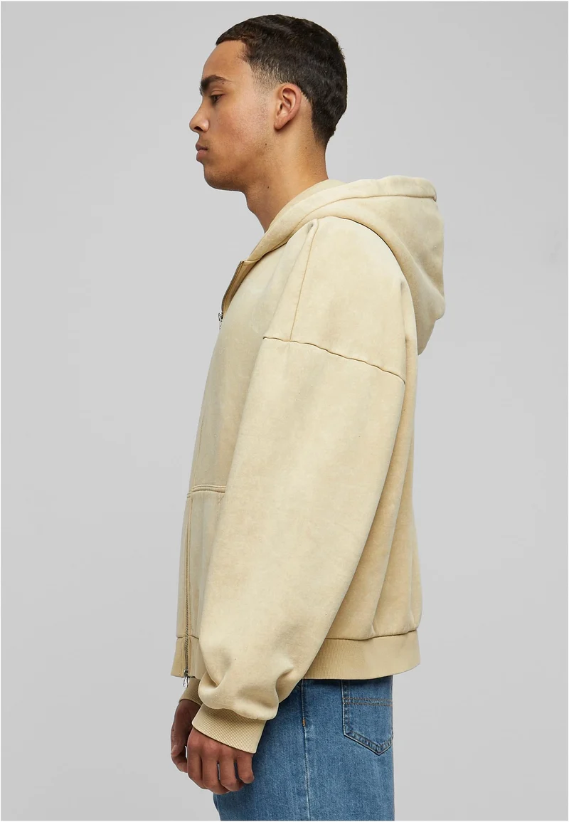 Heavy Stone Washed 90's Zip Hoodie