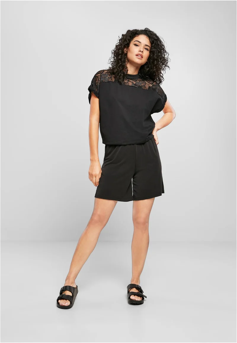 UC Short Oversized Lace Tee
