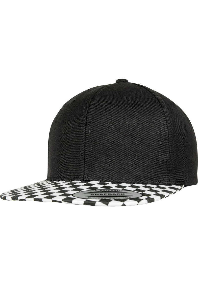 Checkerboard Snapback one size