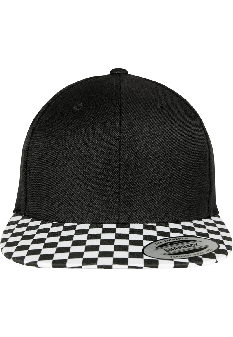 Checkerboard Snapback one size