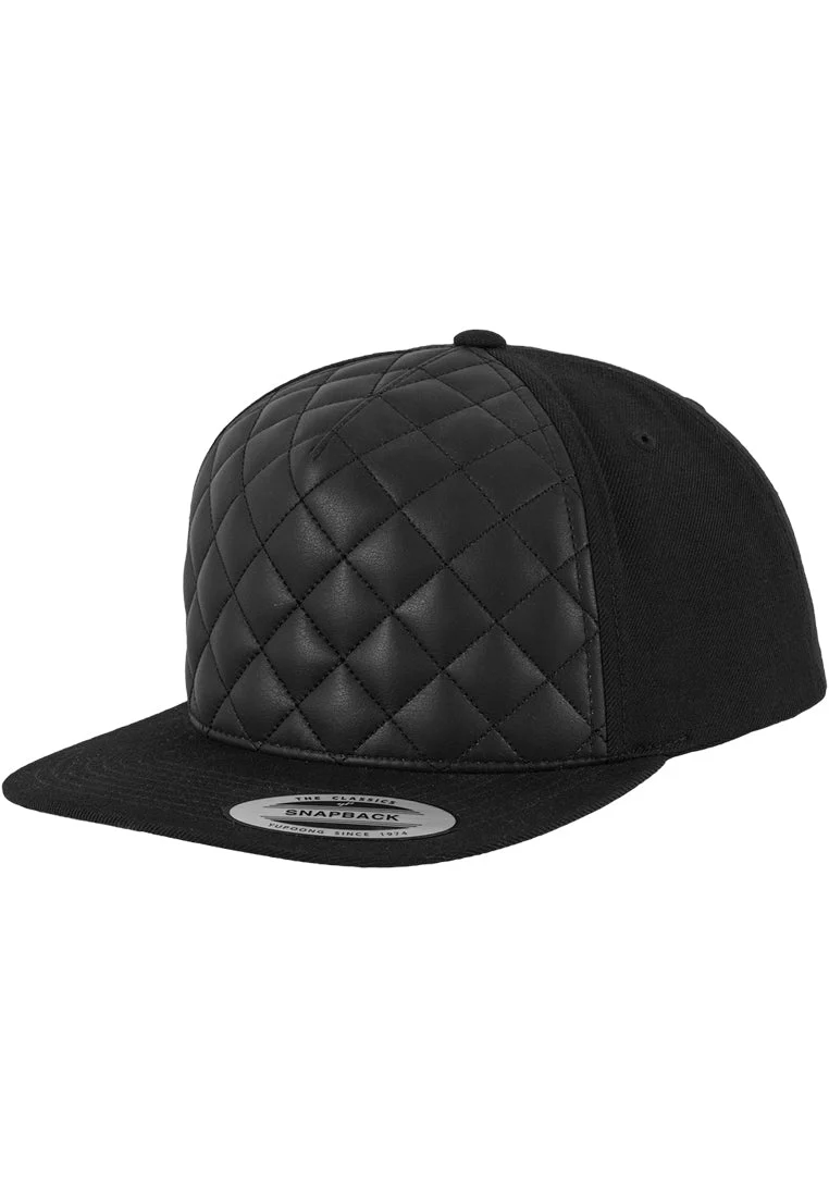 Diamond Quilted Snapback One Size