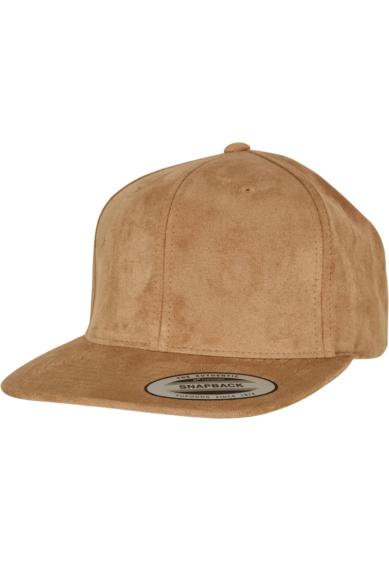 Suede Leather Snapback One Size
