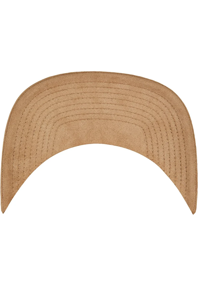 Suede Leather Snapback One Size