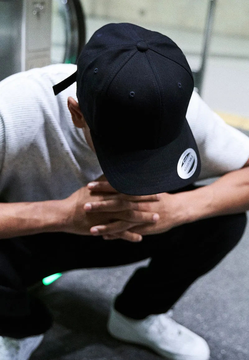 6-Panel Curved Snapback One Size