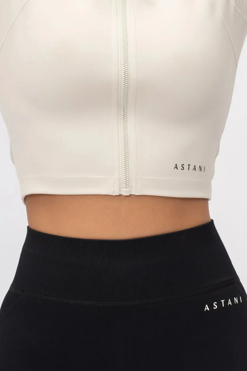 A CHIC Cropped Jacket - White