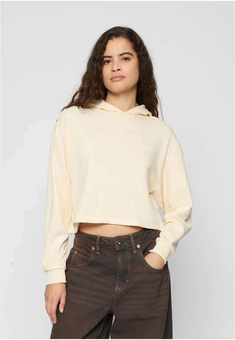 UC Oversized Cropped Light Terry Hoodie
