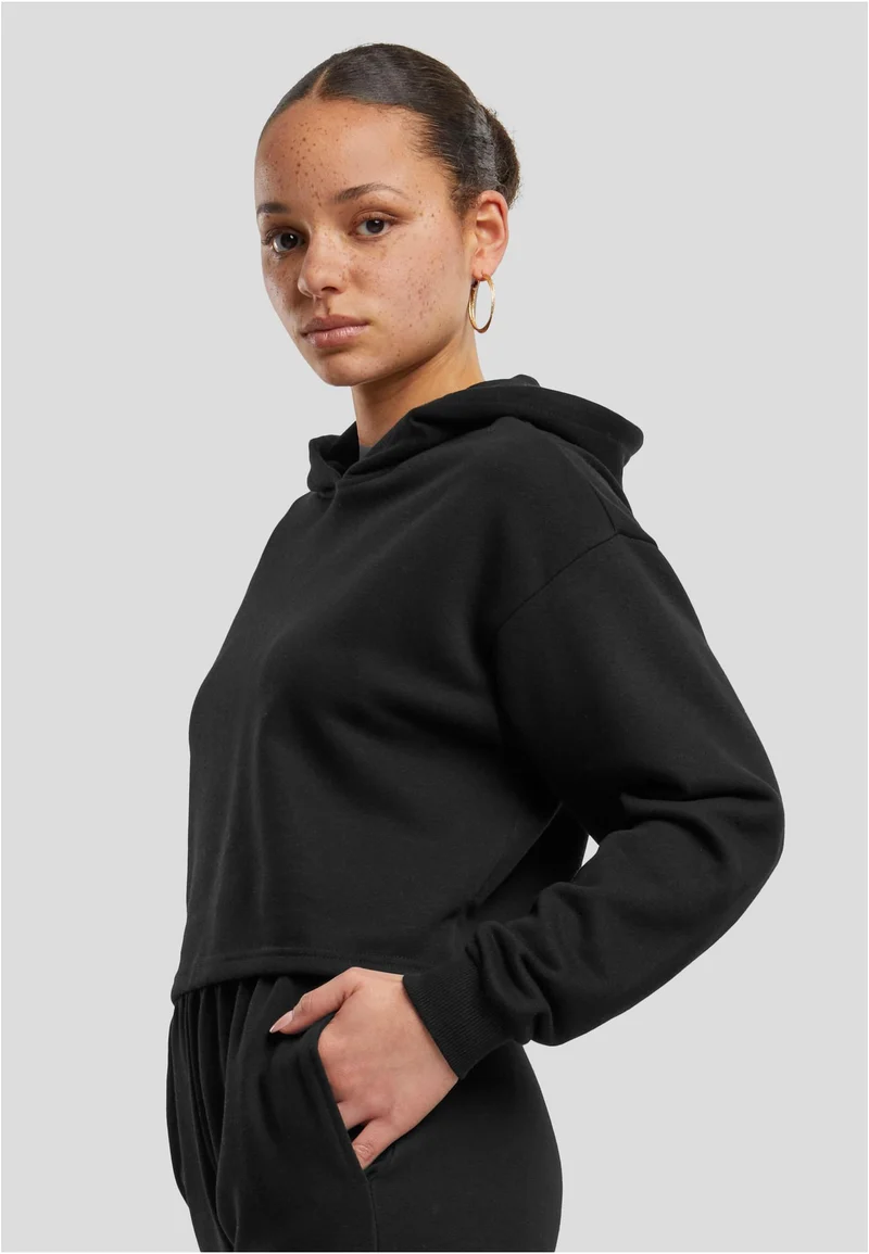 UC Oversized Cropped Light Terry Hoodie