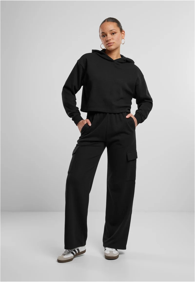 UC Oversized Cropped Light Terry Hoodie