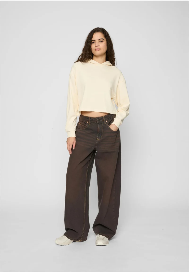 UC Oversized Cropped Light Terry Hoodie