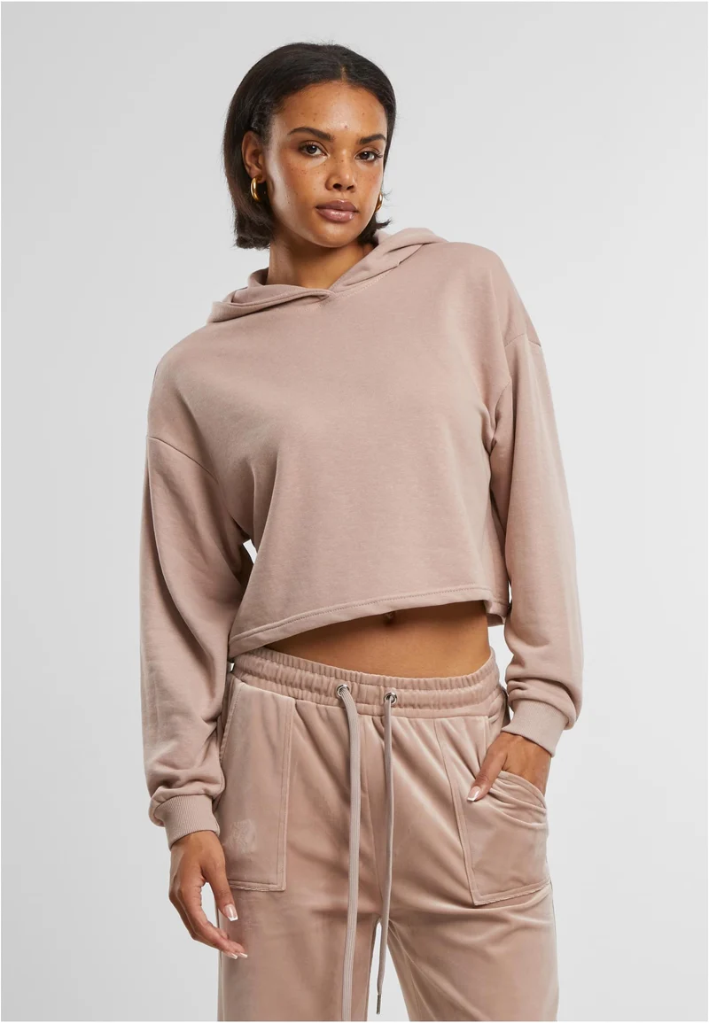 UC Oversized Cropped Light Terry Hoodie
