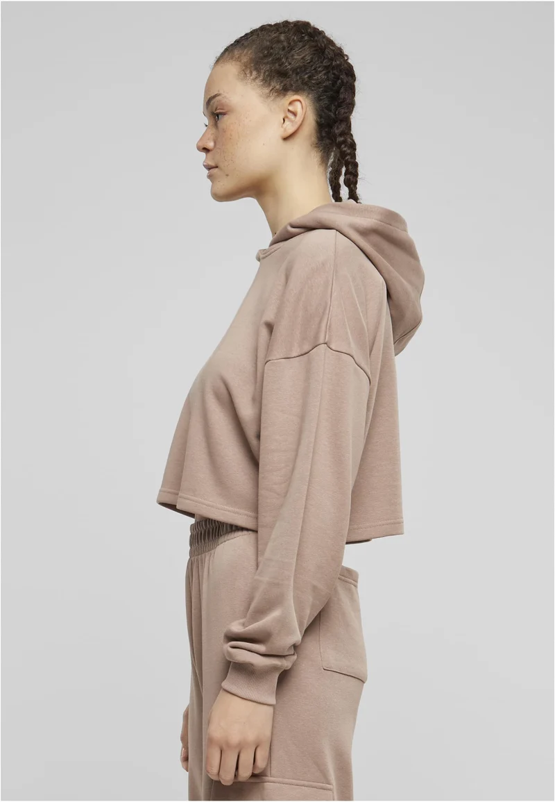 UC Oversized Cropped Light Terry Hoodie