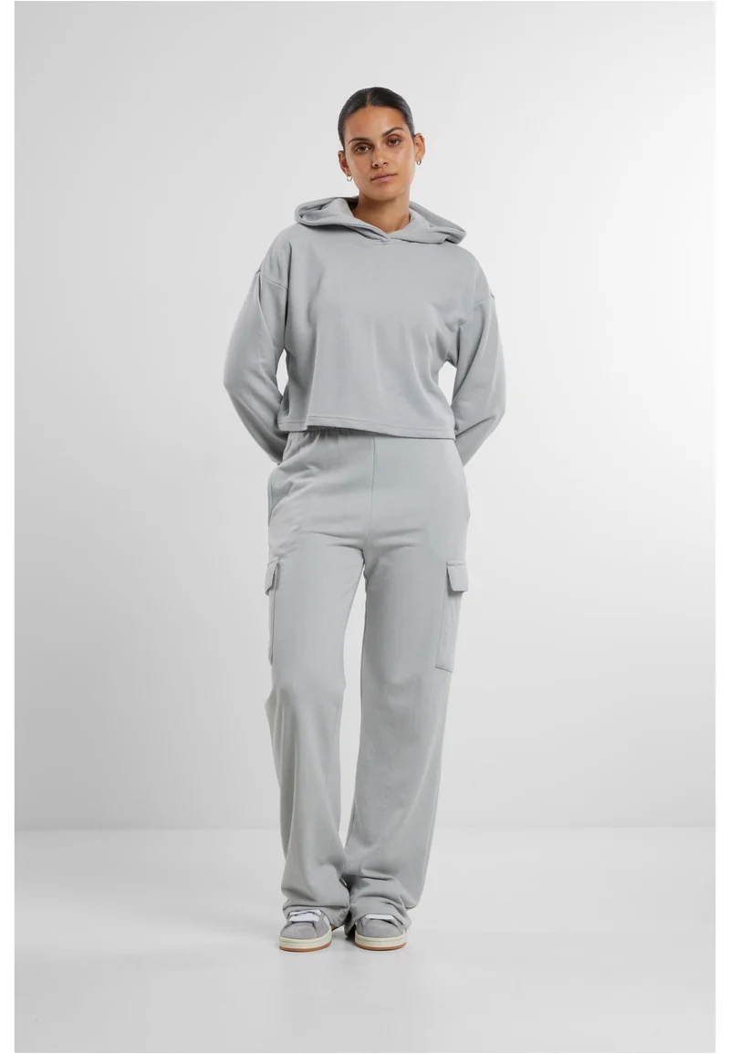 UC Oversized Cropped Light Terry Hoodie