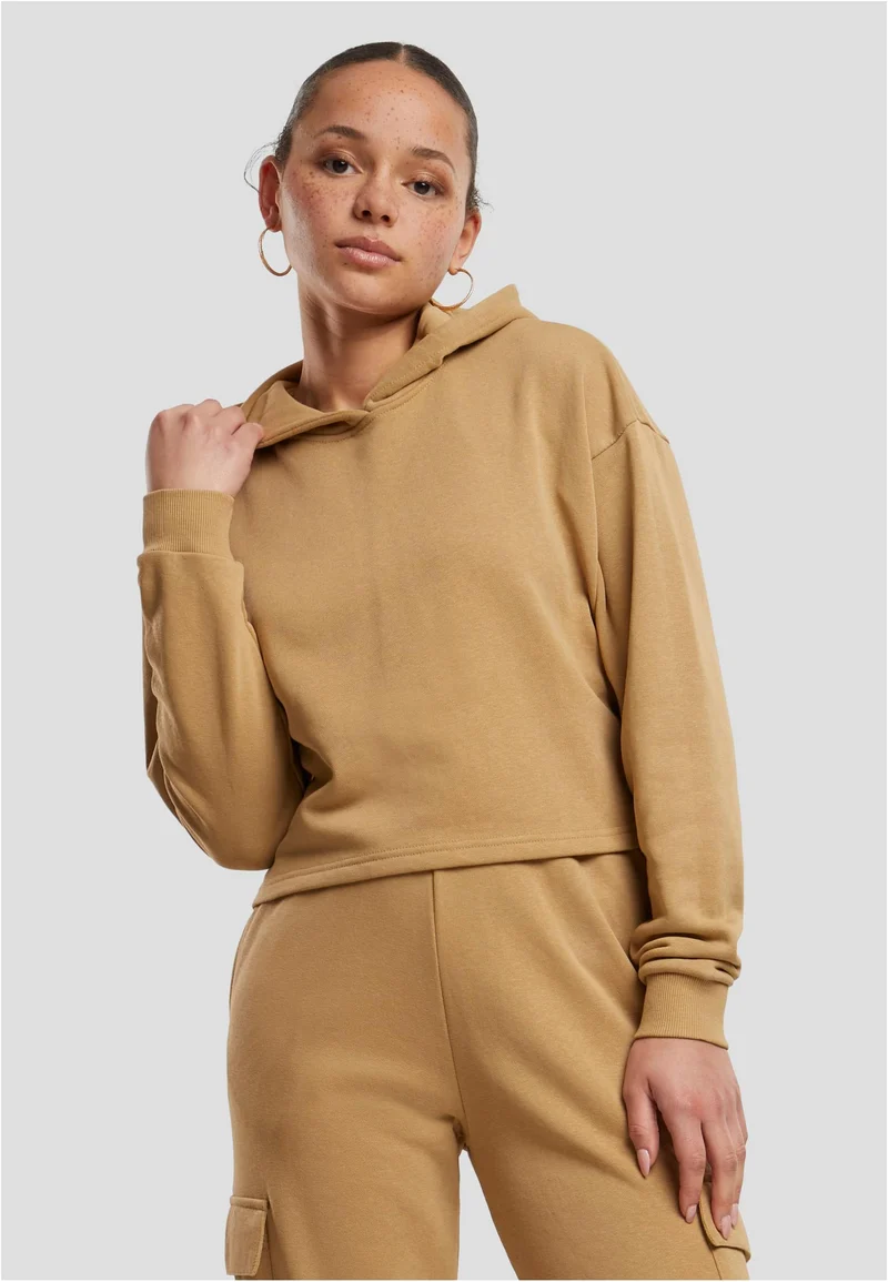 UC Oversized Cropped Light Terry Hoodie