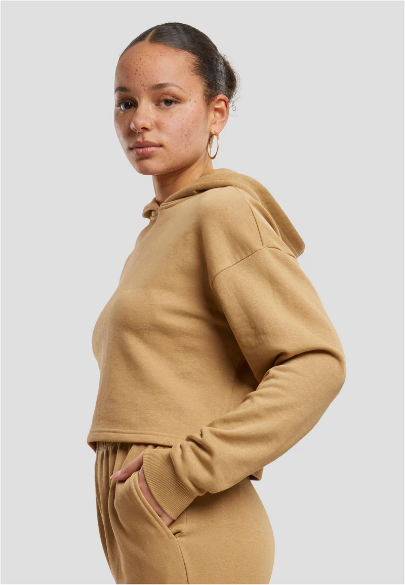 UC Oversized Cropped Light Terry Hoodie