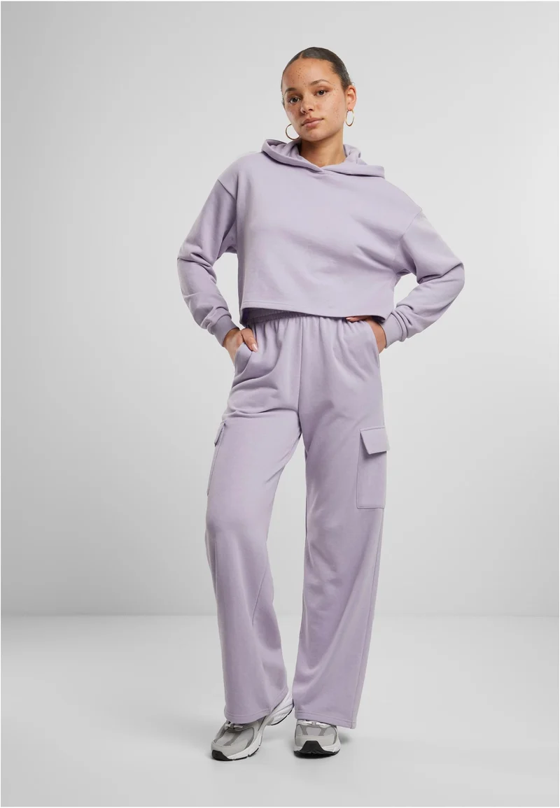 UC Oversized Cropped Light Terry Hoodie
