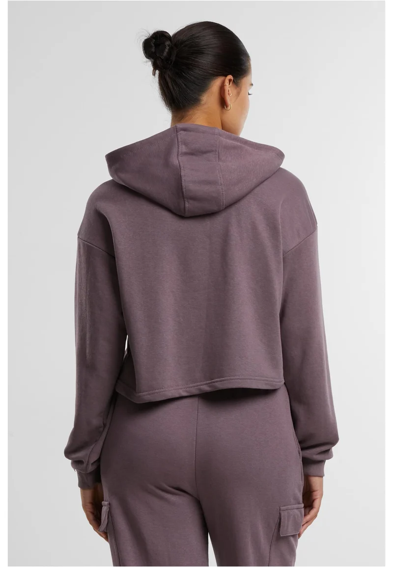 UC Oversized Cropped Light Terry Hoodie
