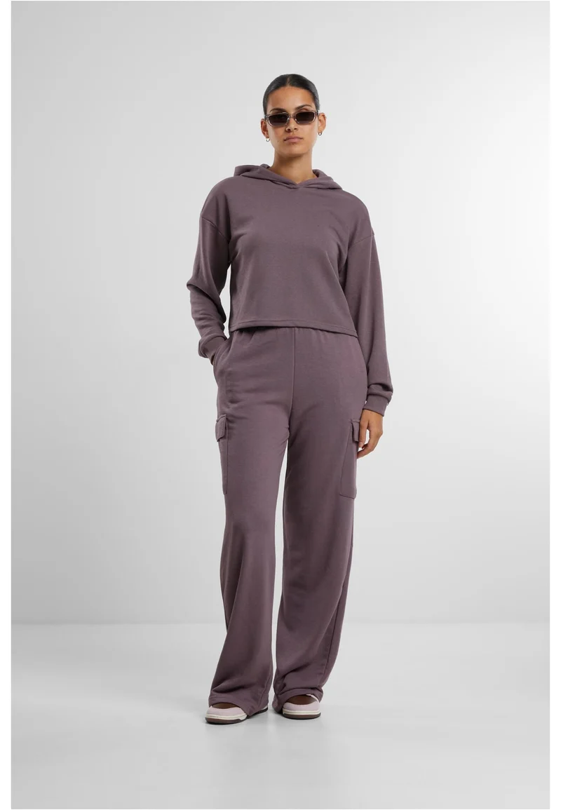 UC Oversized Cropped Light Terry Hoodie