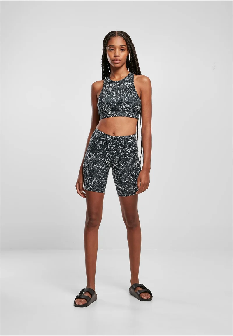 Tie Dye Sports Bra - Gray