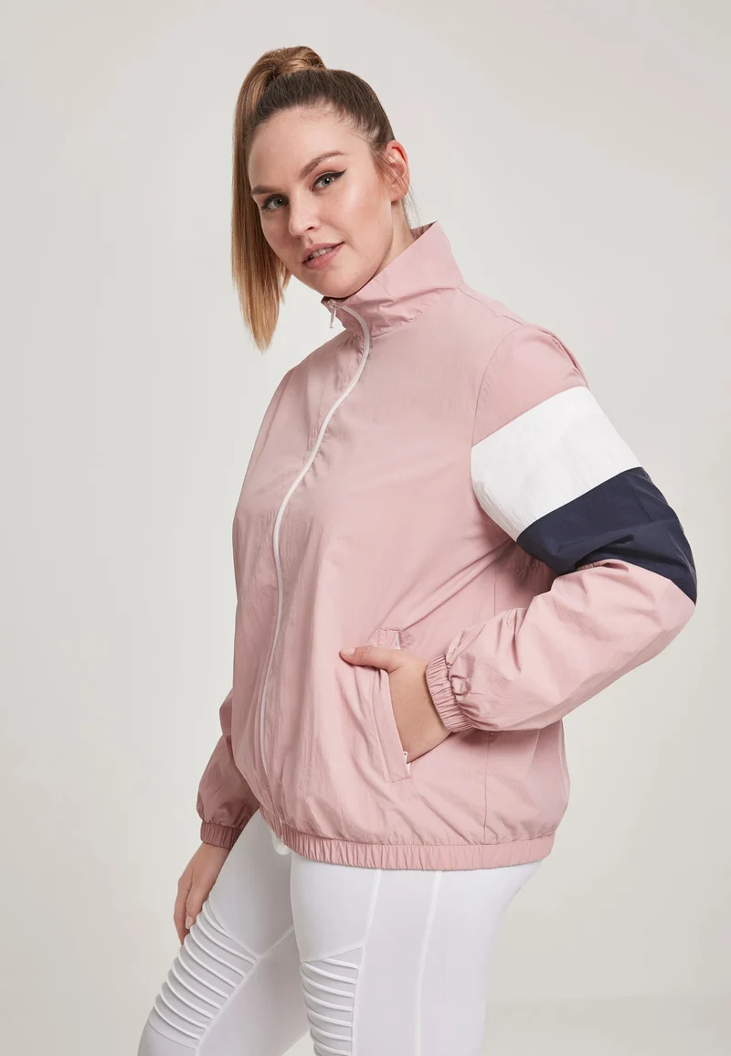 UC 3-Tone Crinkle Track Jacket